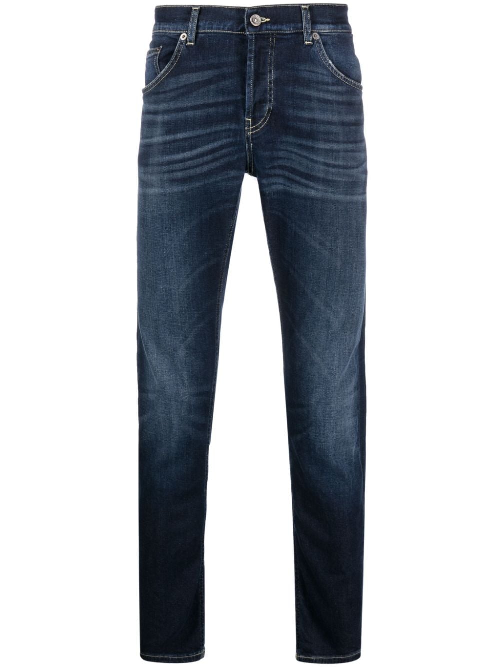 DONDUP mid-rise slim-cut jeans - Blue von DONDUP