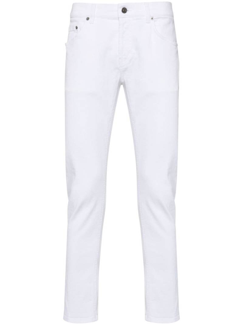 DONDUP mid-rise slim-fit jeans - White von DONDUP