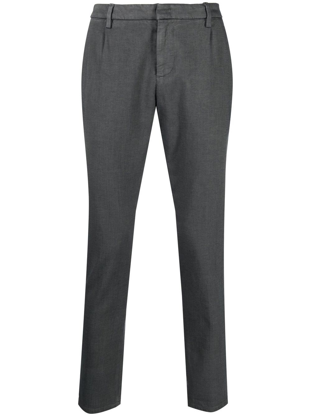 DONDUP mid-rise straight-leg trousers - Grey von DONDUP