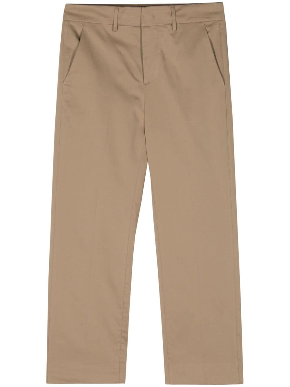 DONDUP mid-rise straight-leg trousers - Neutrals von DONDUP