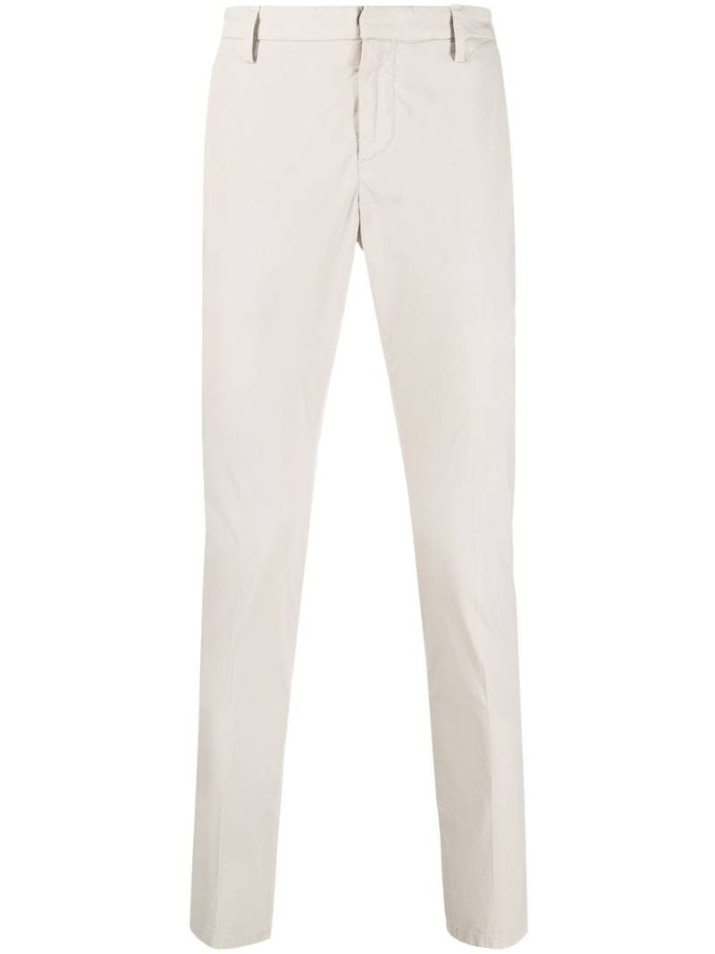 DONDUP pressed-crease cotton chinos - White von DONDUP