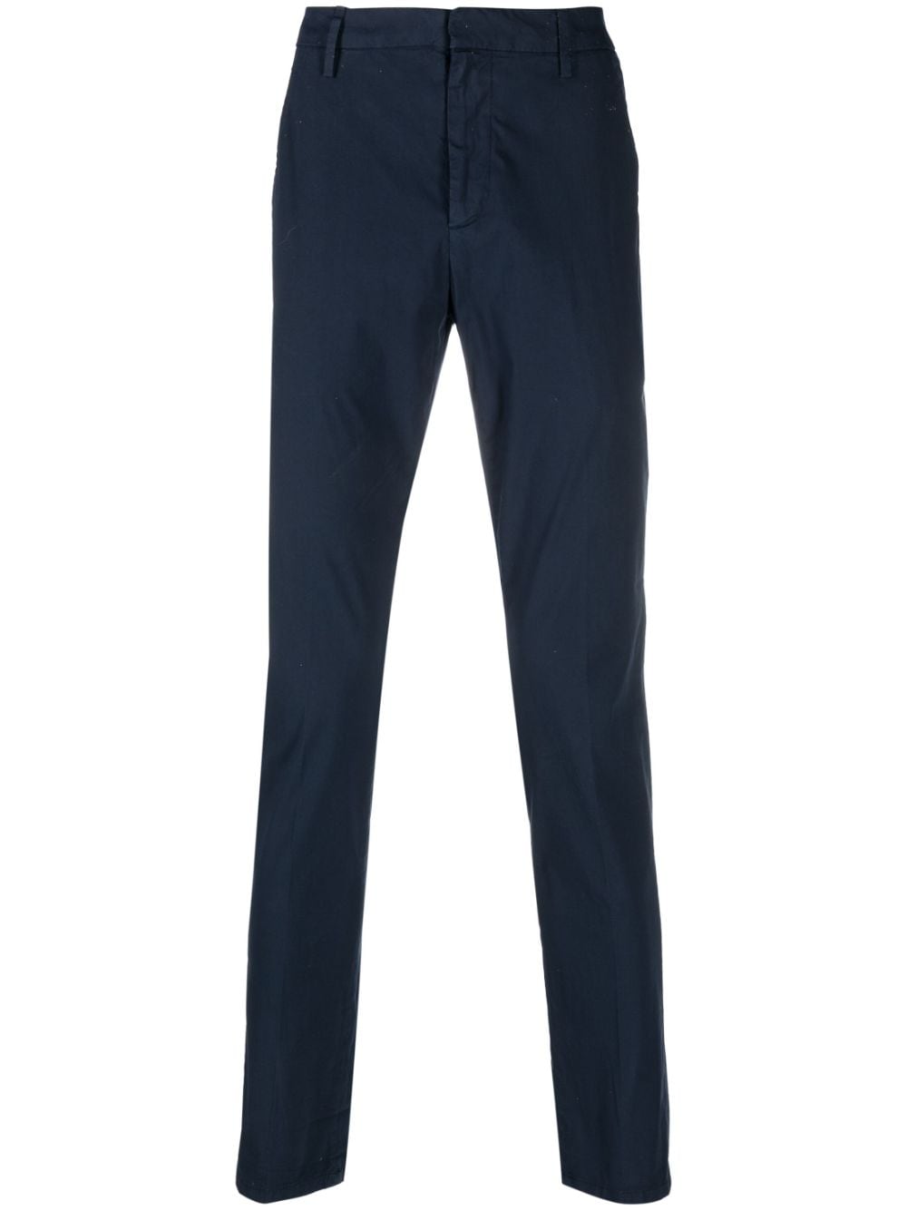 DONDUP pressed-crease slim-cut trousers - Blue von DONDUP