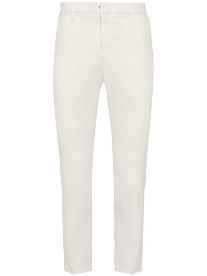 DONDUP pressed-crease slim-fit trousers - Neutrals von DONDUP