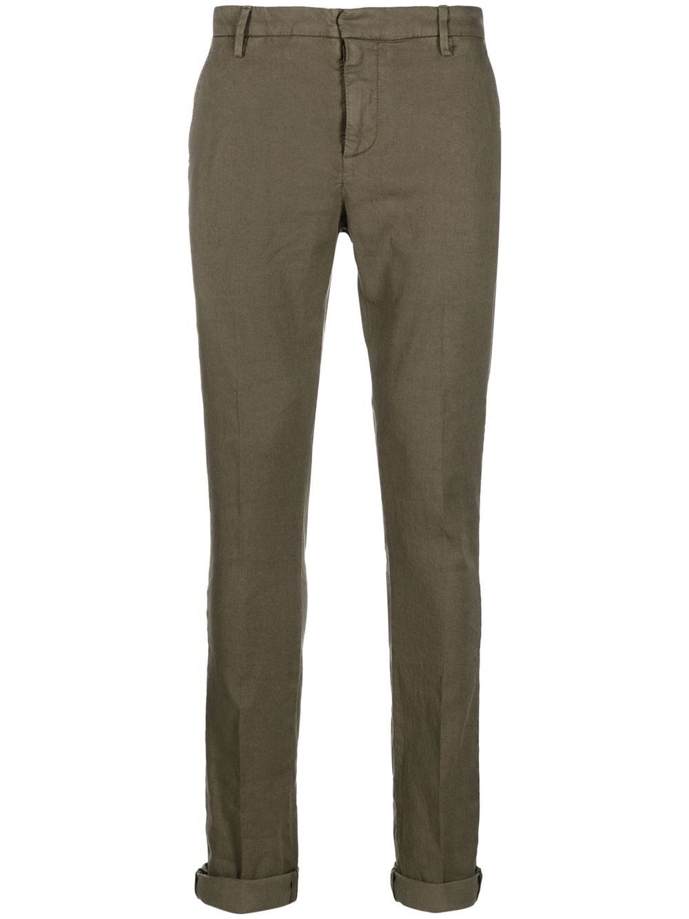 DONDUP slim-cut chino trousers - Green von DONDUP