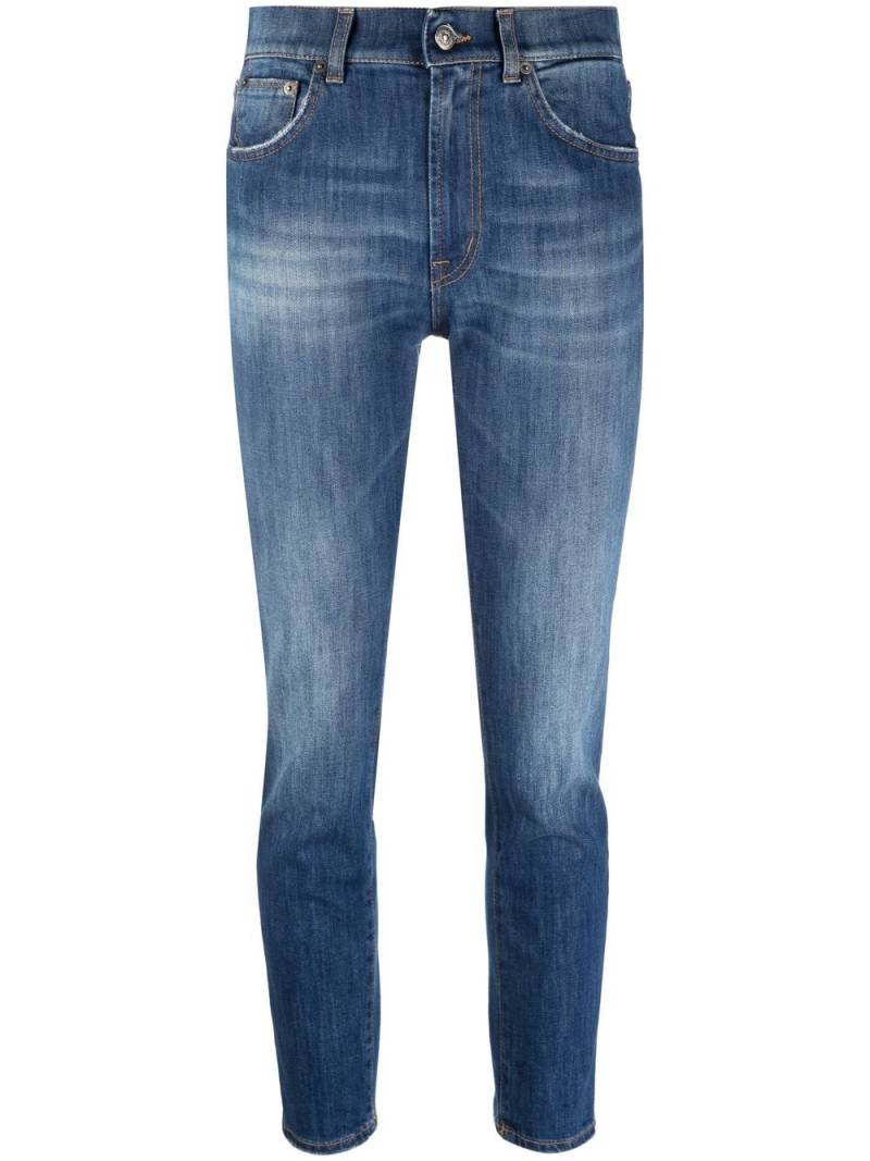 DONDUP slim-cut cropped jeans - Blue von DONDUP