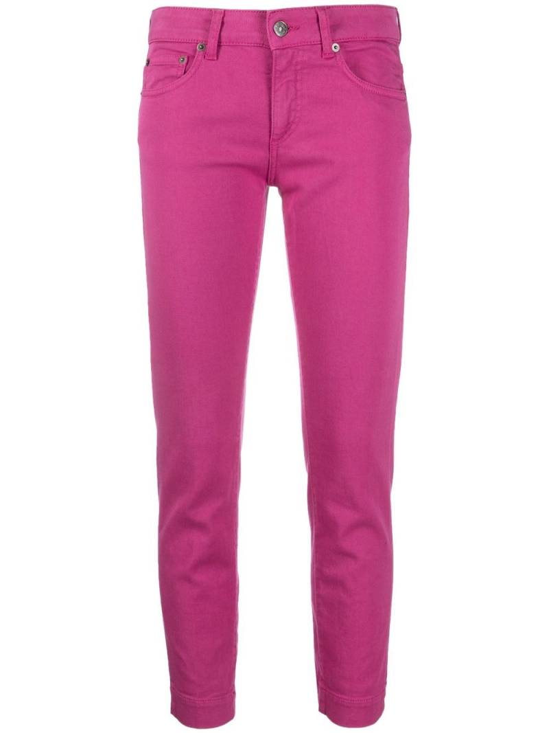 DONDUP slim-fit cropped jeans - Pink von DONDUP