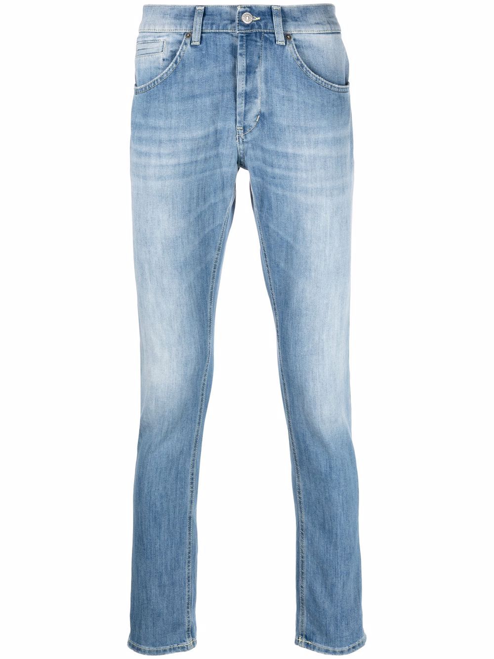 DONDUP stonewashed slim-fit jeans - Blue von DONDUP