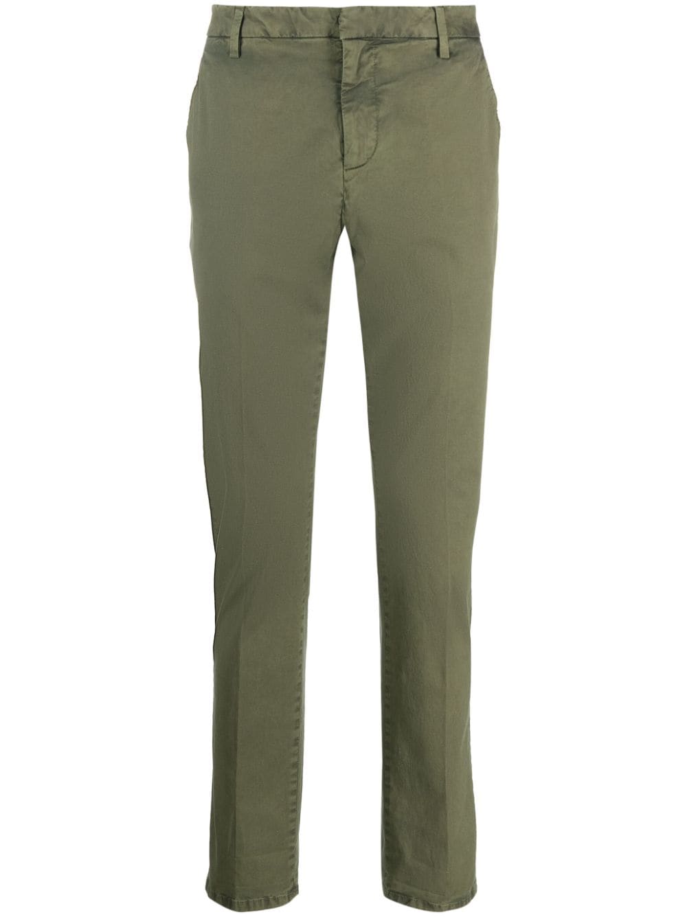 DONDUP straight-leg chino trousers - Green von DONDUP