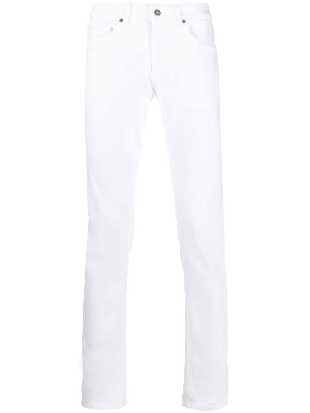 DONDUP straight-leg cotton jeans - White von DONDUP