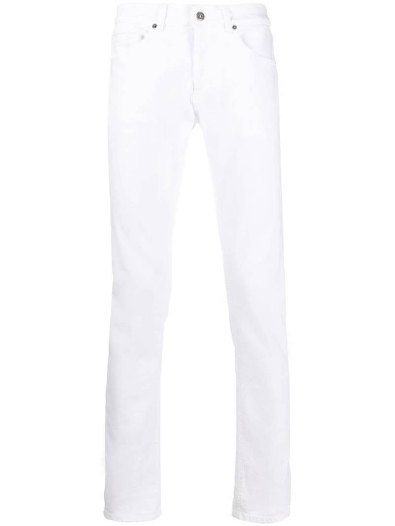 DONDUP straight-leg cotton jeans - White von DONDUP