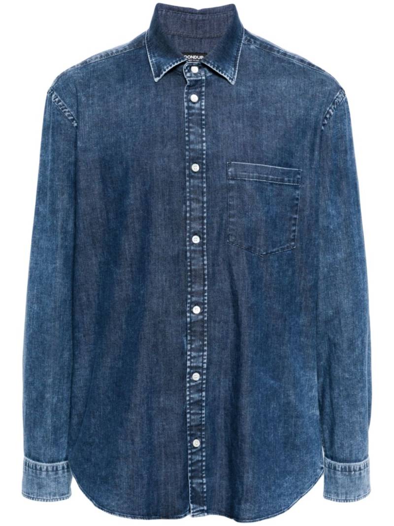 DONDUP stretch-cotton denim shirt - Blue von DONDUP