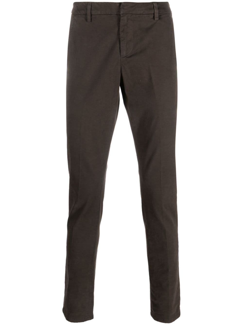 DONDUP tapered-leg chino trousers - Green von DONDUP