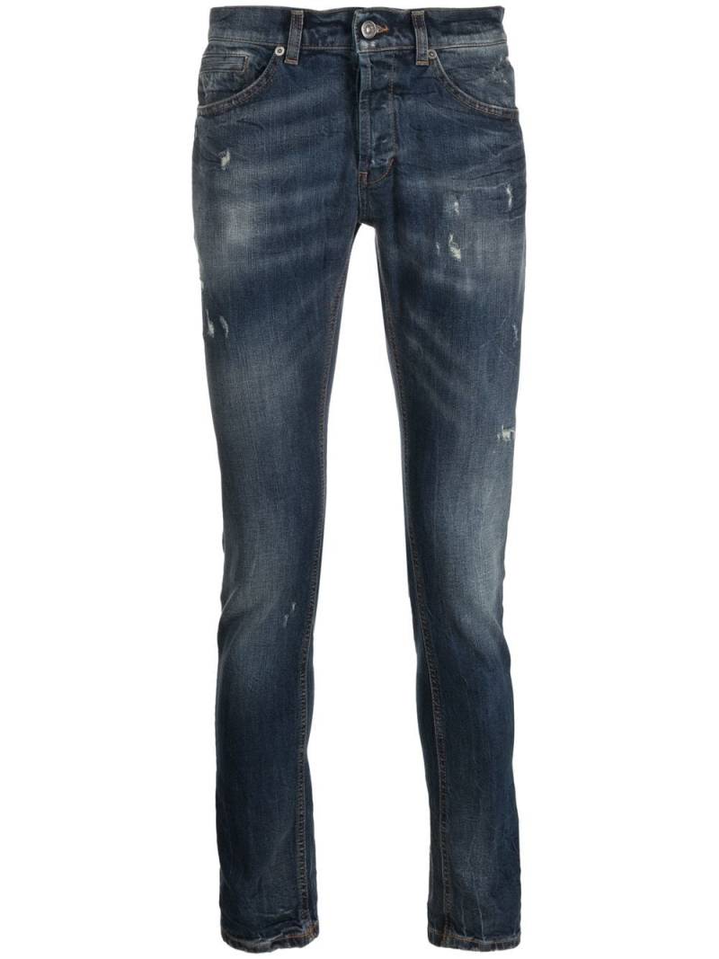 DONDUP turn-up hem slim-fit jeans - Blue von DONDUP