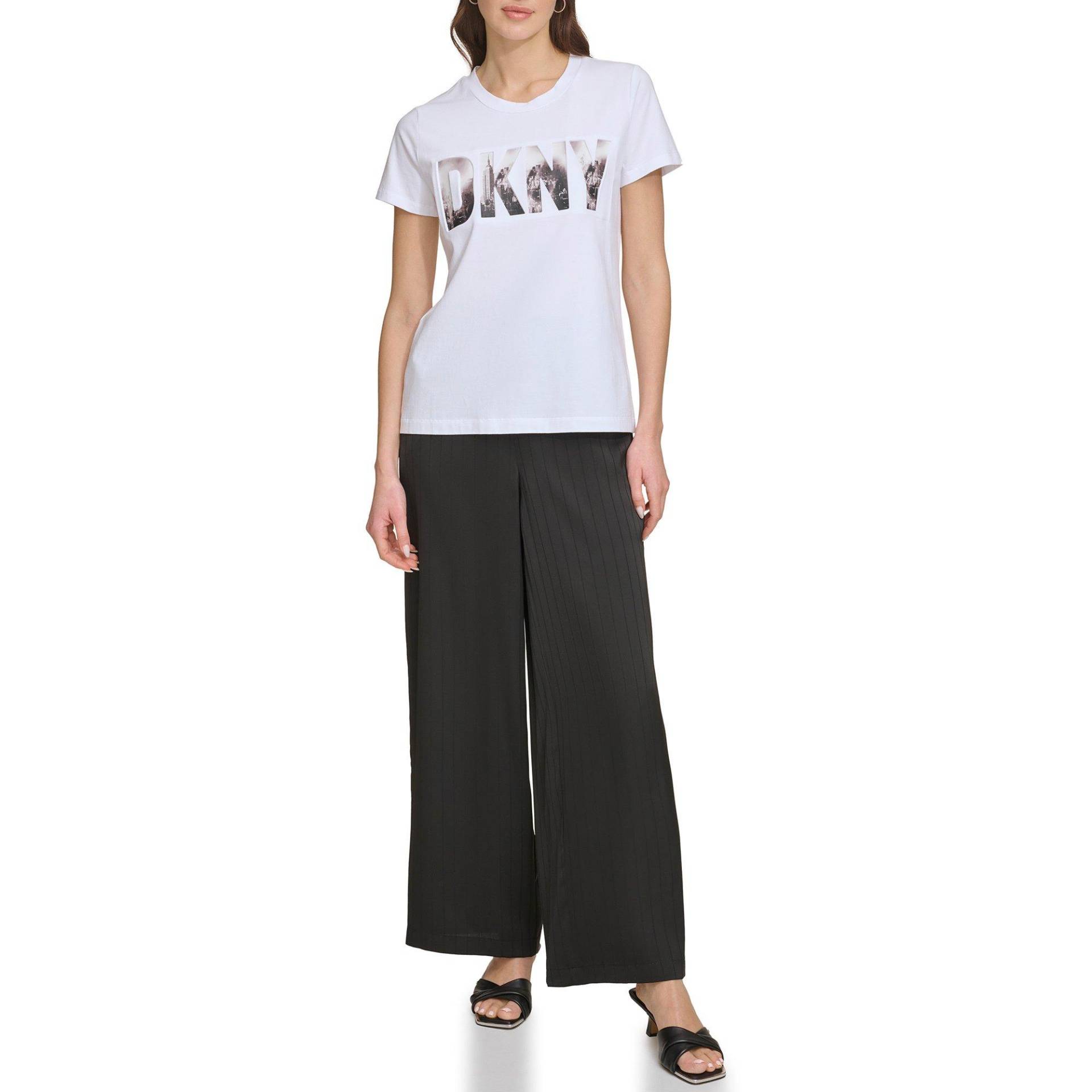 T-shirt Damen Weiss XS von DONNA KARAN NEW YORK