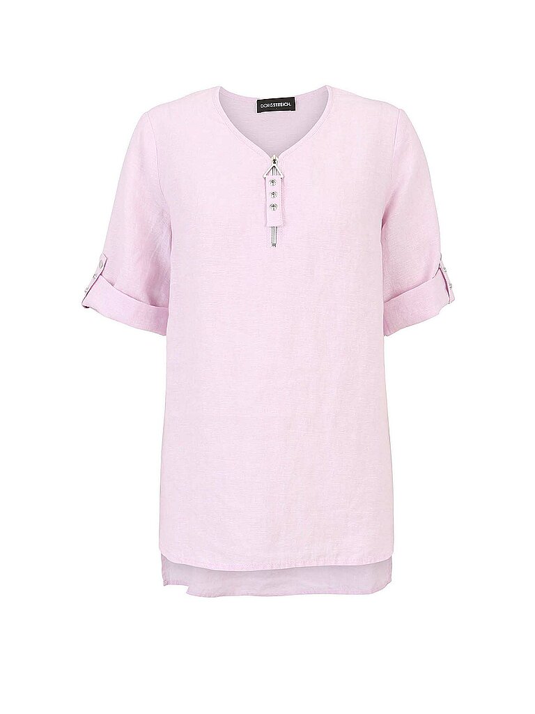 DORIS STREICH Leinenbluse rosa | 48 von DORIS STREICH