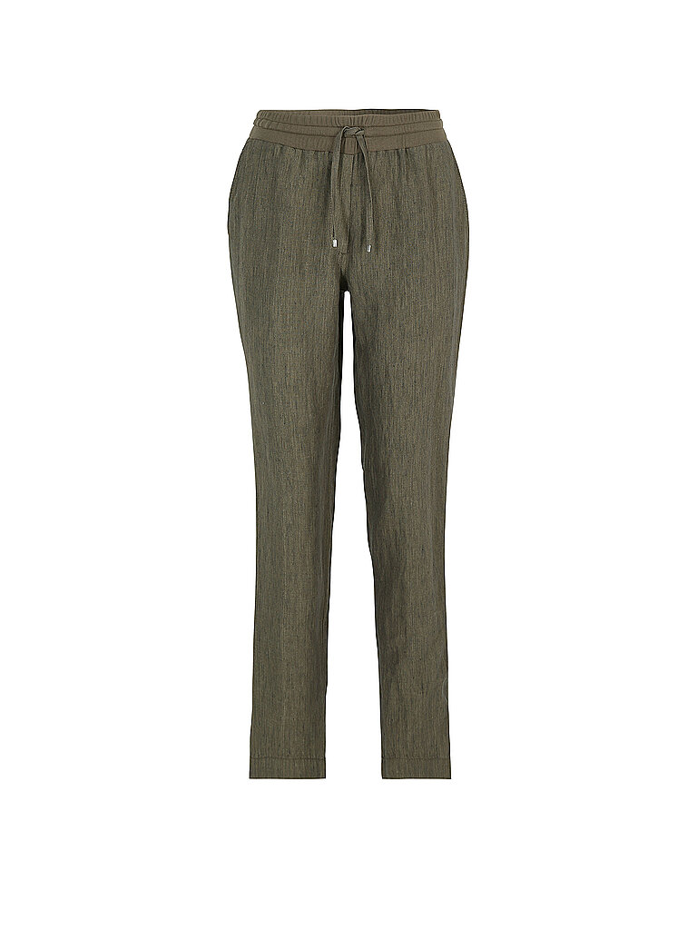 DORIS STREICH Leinenhose olive | 40 von DORIS STREICH