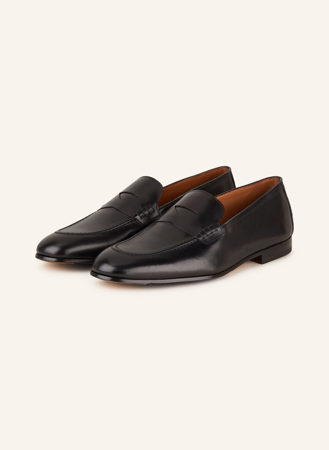 Doucal's Penny-Loafer Adler schwarz von DOUCAL'S