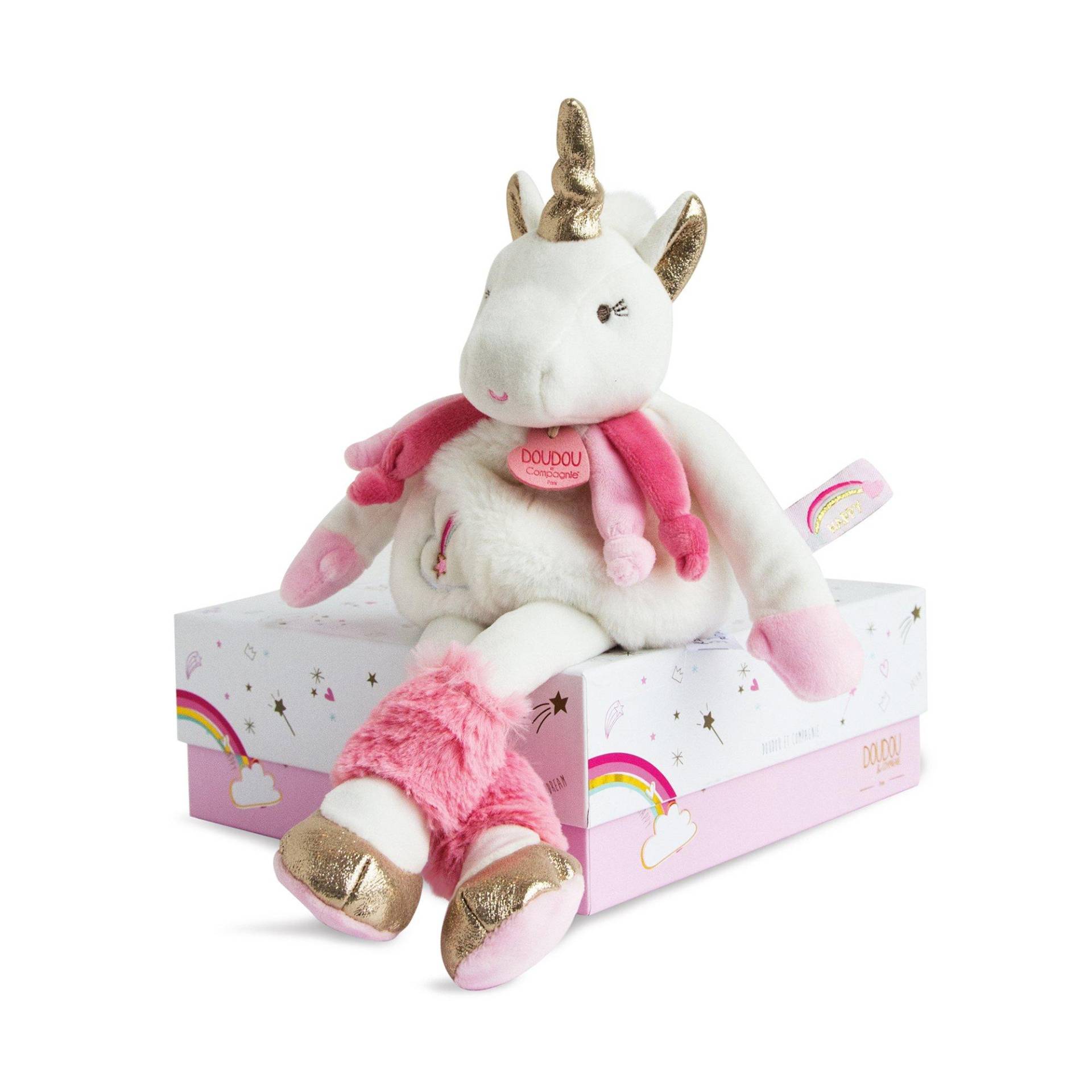 Stoffpuppe Unisex Rosa von DOUDOU & COMPAGNIE