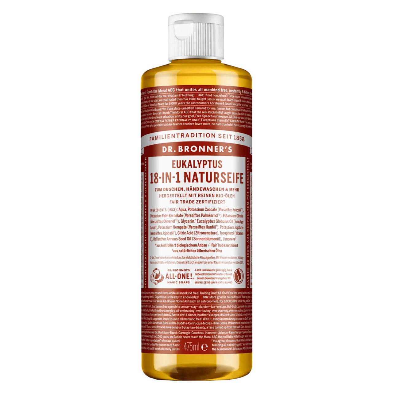DR. BRONNER'S - 18-IN-1 Flüssigseife Eukalyptus von DR. BRONNER'S