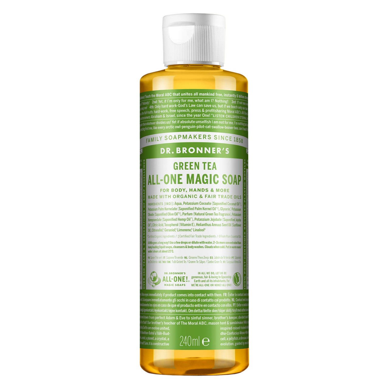 DR. BRONNER'S - 18-IN-1 Flüssigseife Green Tea von DR. BRONNER'S