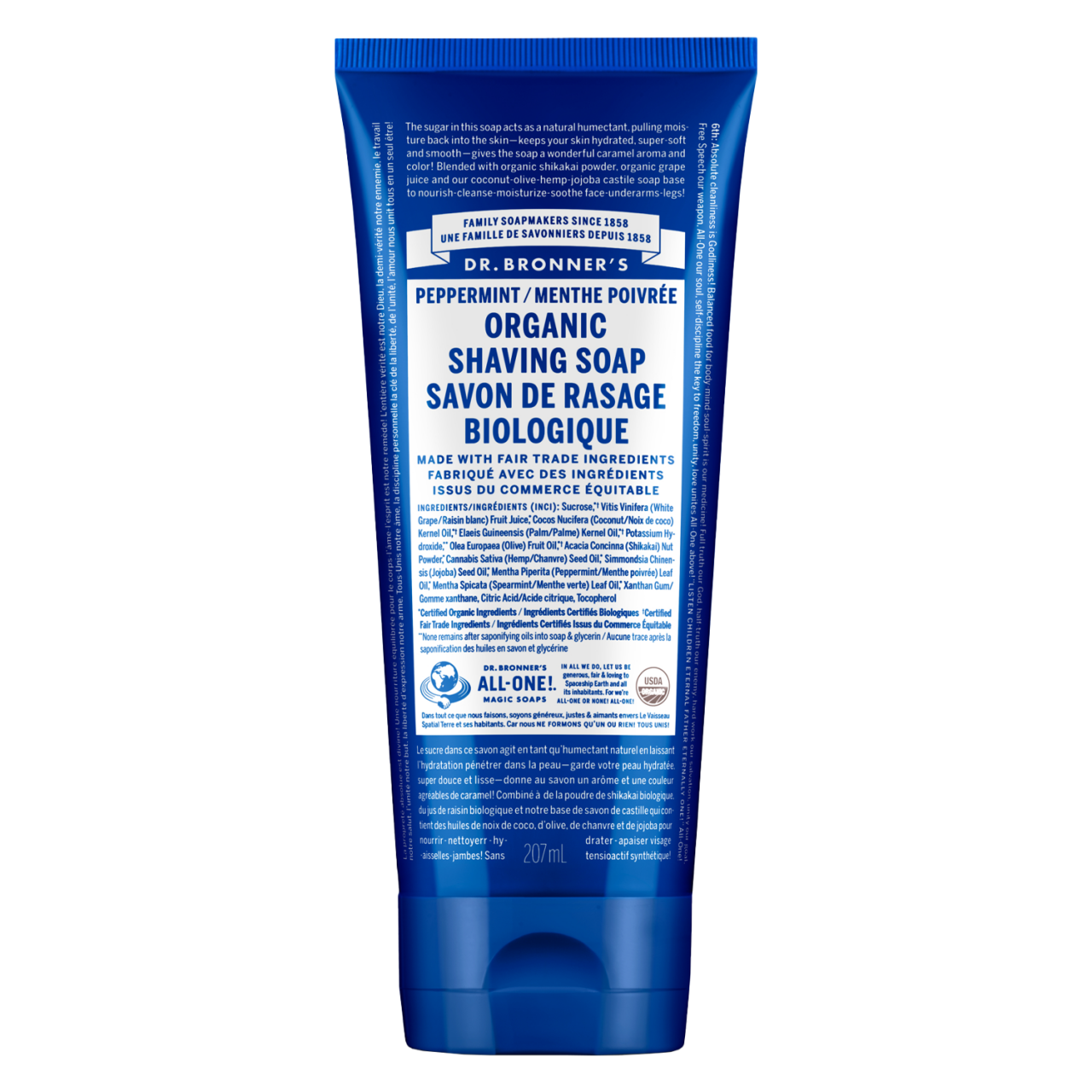 DR. BRONNER'S - Shaving Soap Peppermint von DR. BRONNER'S