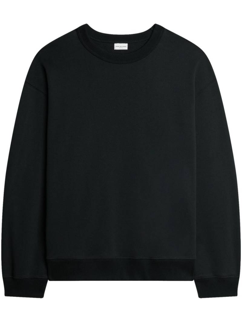 DRIES VAN NOTEN crew-neck cotton sweatshirt - Black von DRIES VAN NOTEN