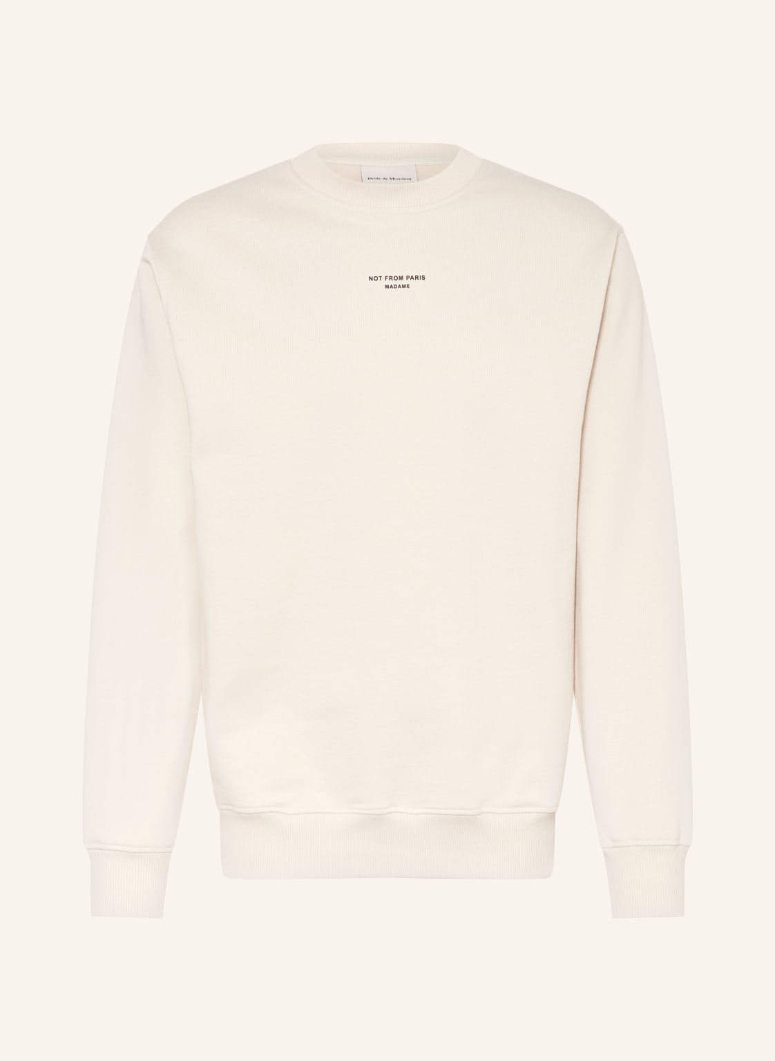 Drôle De Monsieur Sweatshirt weiss von DRÔLE DE MONSIEUR