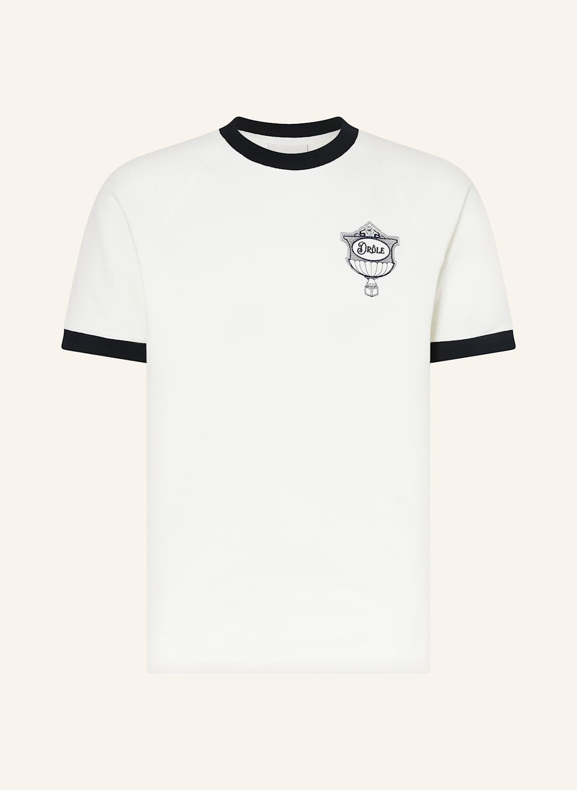 Drôle De Monsieur T-Shirt Aus Piqué weiss von DRÔLE DE MONSIEUR