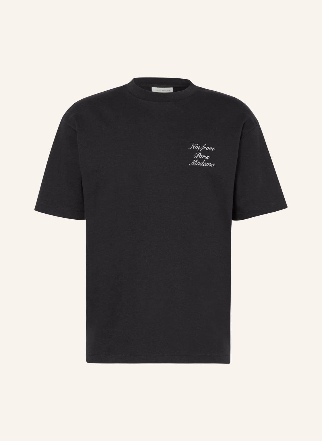 Drôle De Monsieur T-Shirt schwarz von DRÔLE DE MONSIEUR