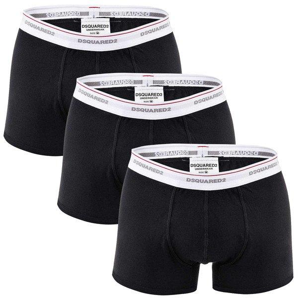 Boxershort 3er Pack Bequem Sitzend Herren Schwarz XL von DSQUARED2