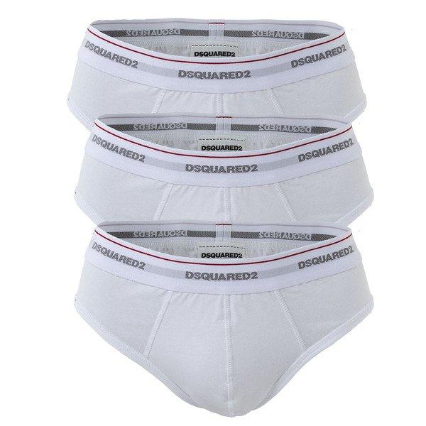 Slip 3er Pack Stretch Herren Weiss S von DSQUARED2