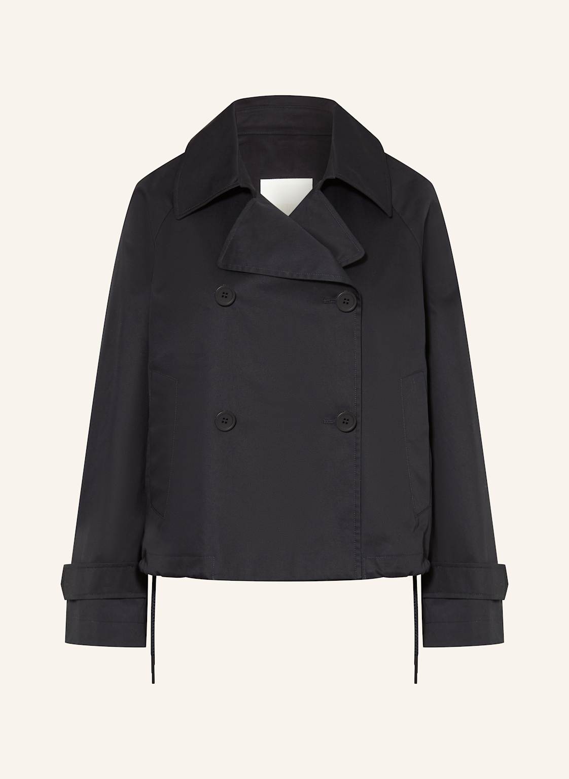 Duno Cropped-Trenchcoat blau Duno Cropped-Trenchcoat blau von DUNO