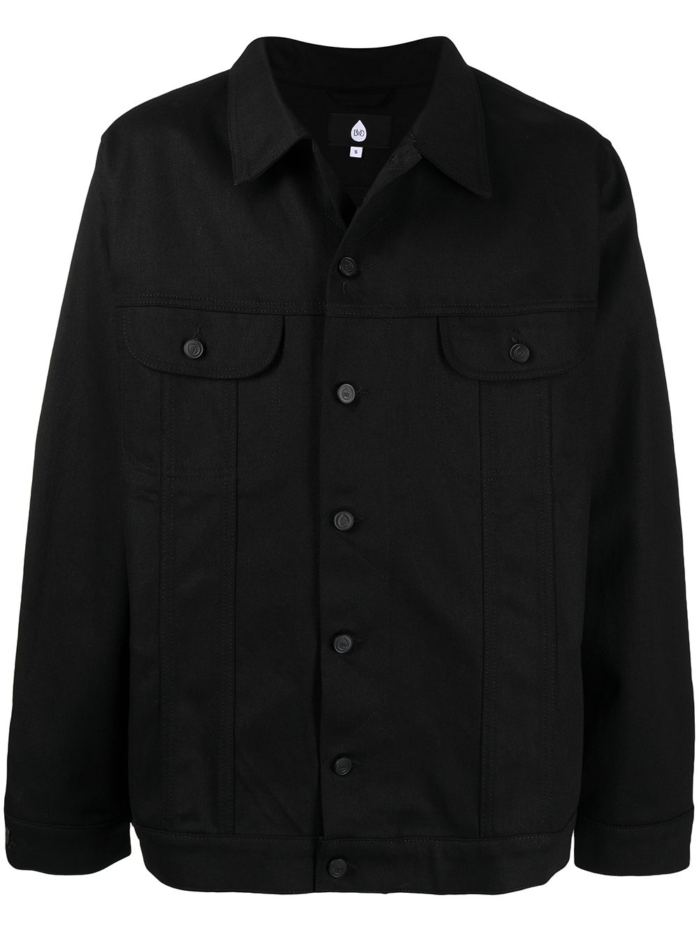 DUOltd button-front denim jacket - Black von DUOltd