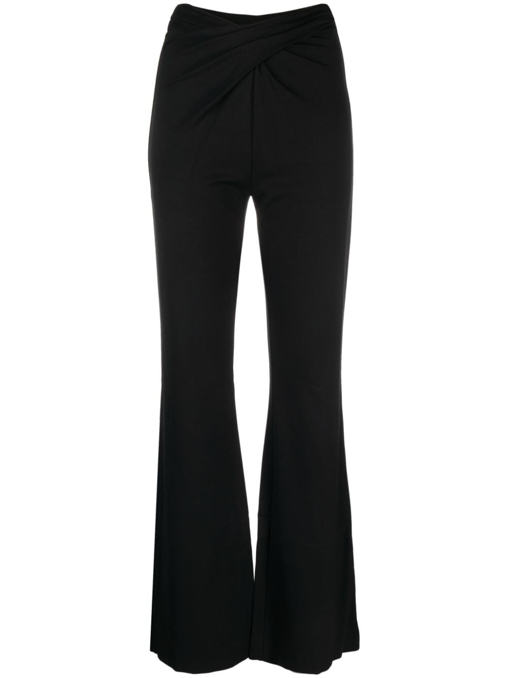 DVF Diane von Furstenberg Leigh flared trousers - Black von DVF Diane von Furstenberg