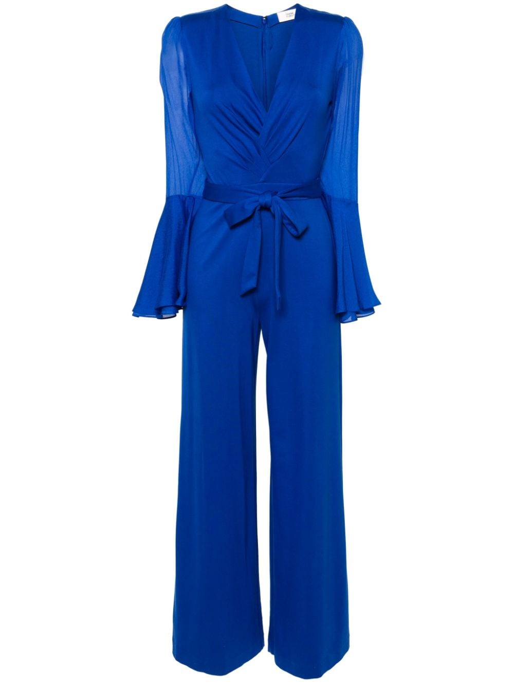 DVF Diane von Furstenberg Shing ruched-bodice jumpsuit - Blue von DVF Diane von Furstenberg