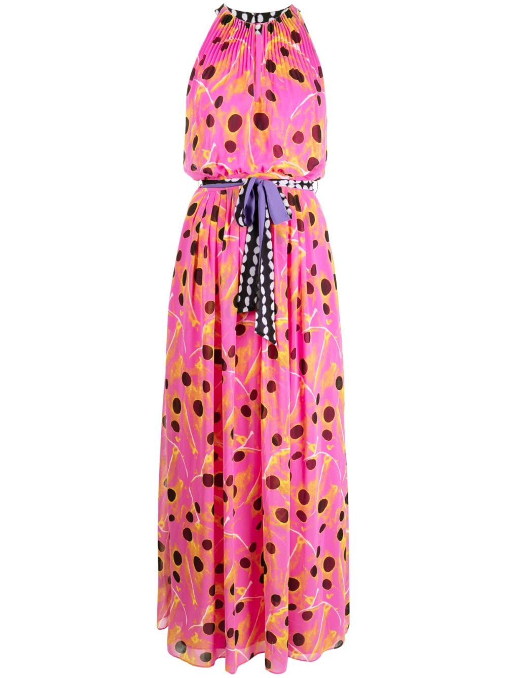 DVF Diane von Furstenberg dot-print sleeveless dress - Pink von DVF Diane von Furstenberg
