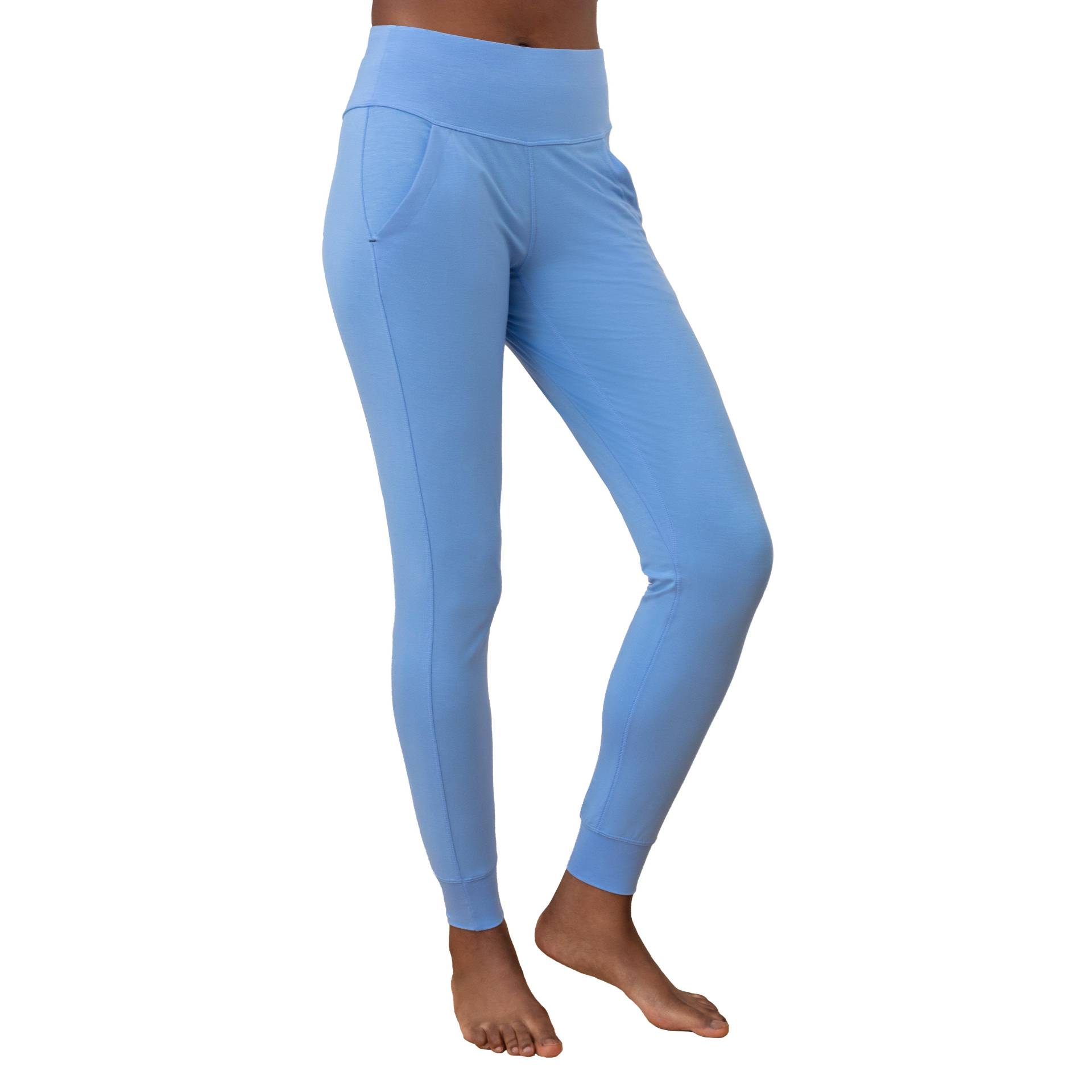 Balance Pyjama Hose Nattwell Damen Kornblumenblau L von Dagsmejan