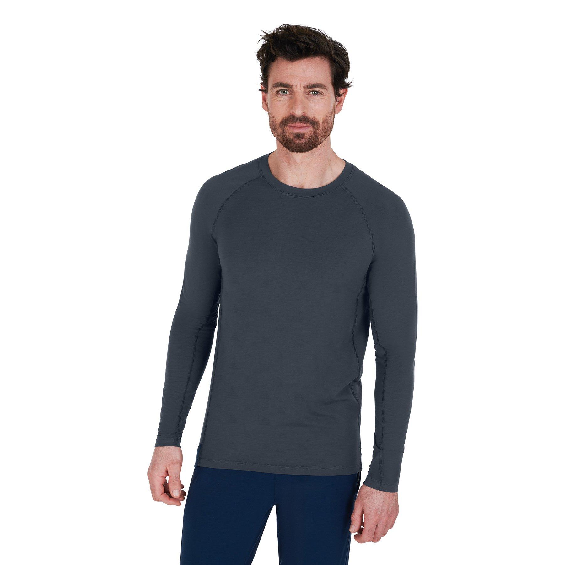 Balance Pyjama Langarm-shirt Nattwell Herren Taubengrau XL von Dagsmejan