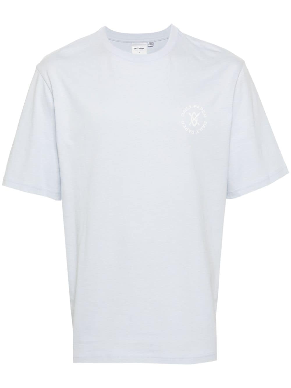 Daily Paper Circle-print cotton T-shirt - Blue von Daily Paper