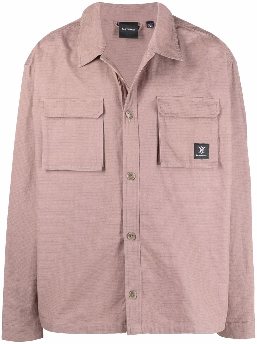 Daily Paper Marlon oversized shirt jacket - Neutrals von Daily Paper