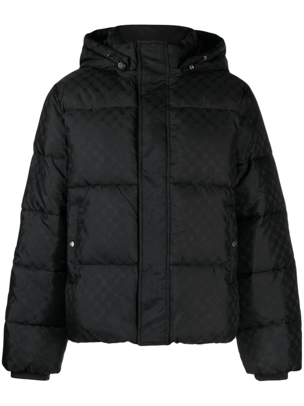 Daily Paper Navan logo-appliqué monogram padded jacket - Black von Daily Paper