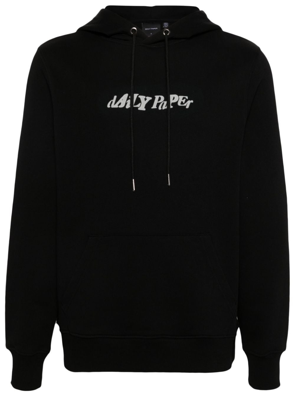 Daily Paper Unified cotton hoodie - Black von Daily Paper