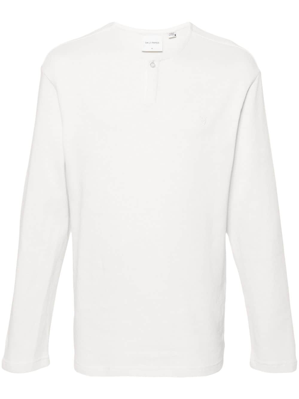 Daily Paper logo-embroidered cotton jumper - White von Daily Paper