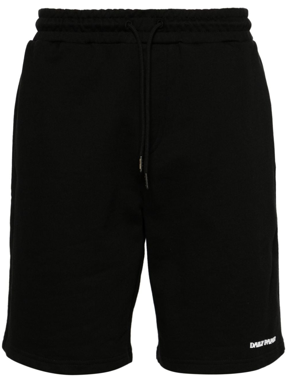 Daily Paper logo-lettering cotton track shorts - Black von Daily Paper
