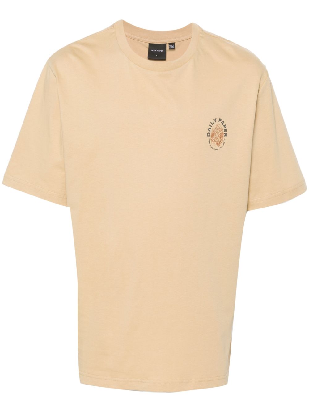 Daily Paper logo-print cotton T-shirt - Neutrals von Daily Paper