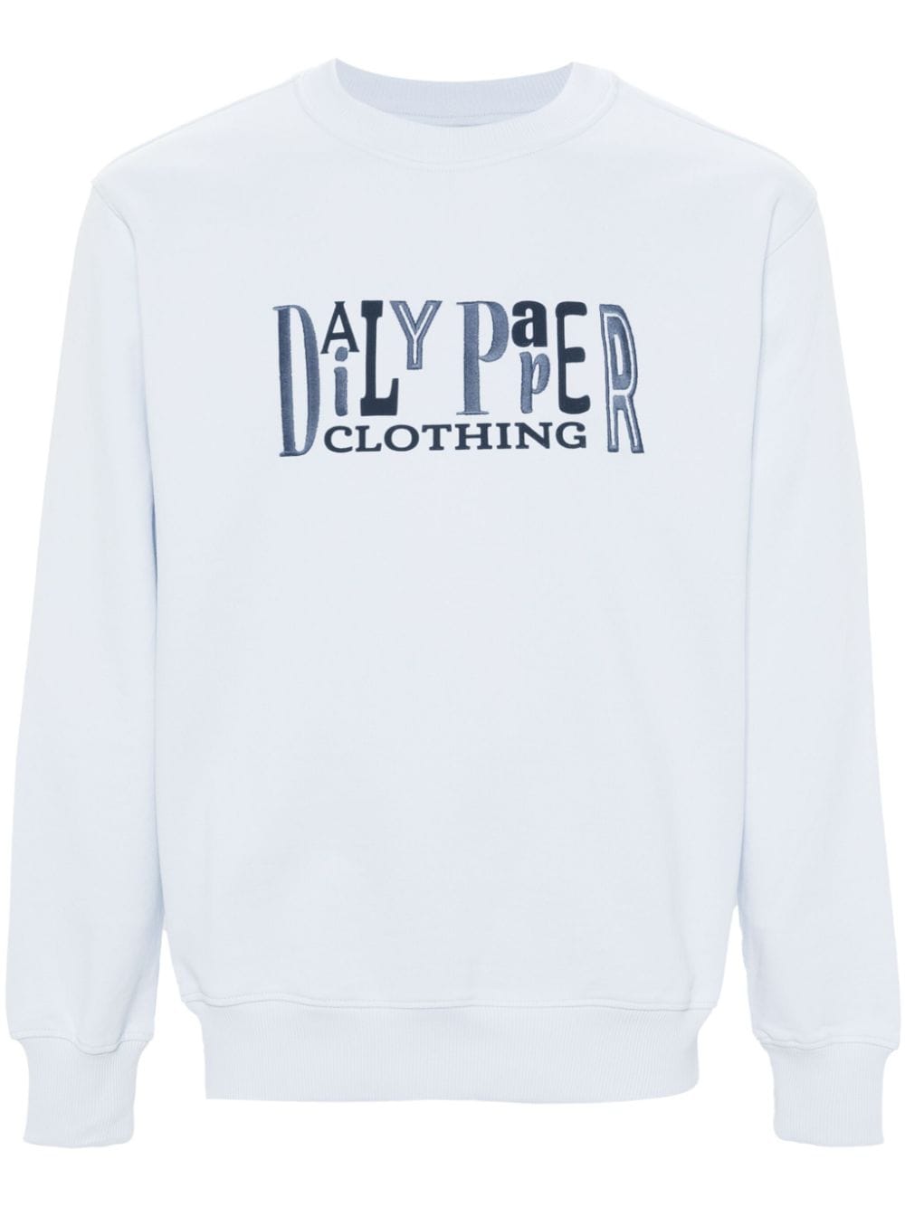Daily Paper logo-print cotton sweatshirt - Blue von Daily Paper