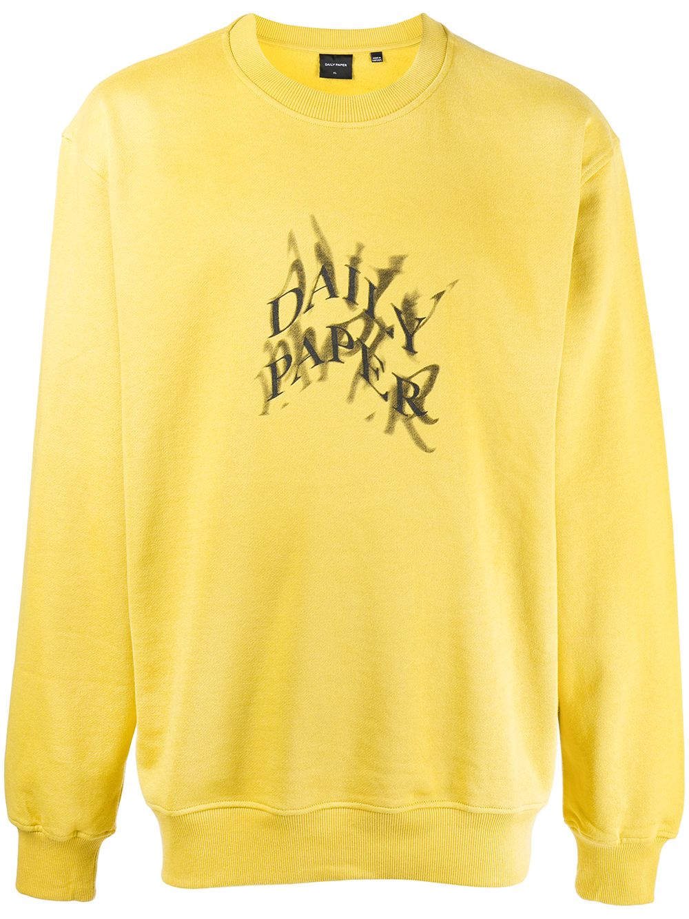 Daily Paper logo-print cotton sweatshirt - Yellow von Daily Paper