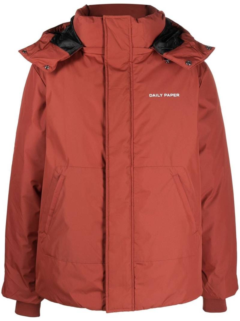 Daily Paper padded hooded jacket - Red von Daily Paper