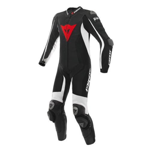 Dainese D-Air RACING Misano - schwarz-weiss (Grösse: 54H) von Dainese