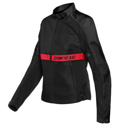 Dainese Damen Jacke TEX RIBELLE AIR - schwarz-rot (Grösse: 42) von Dainese